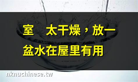室內太乾燥，放一盆水在屋裡有用嗎｜夏天吹冷氣「要不要放一盆水」？很多人做錯了「難怪喉嚨乾癢」：改用這種水馬上有效果