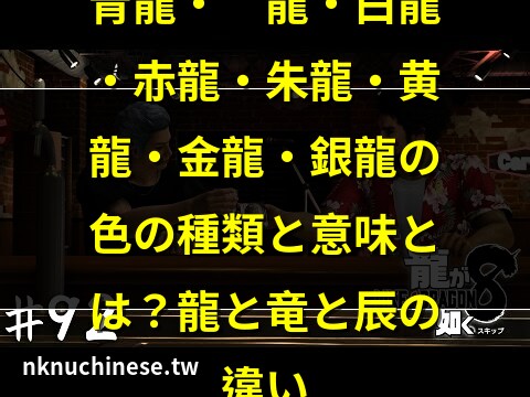 龍意思